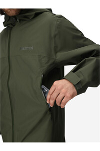 Marmot chaqueta impermeable hombre Minimalist Pertex Jacket vista detalle