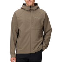Marmot chaqueta impermeable hombre Pinnacle DriClime Hoody vista frontal