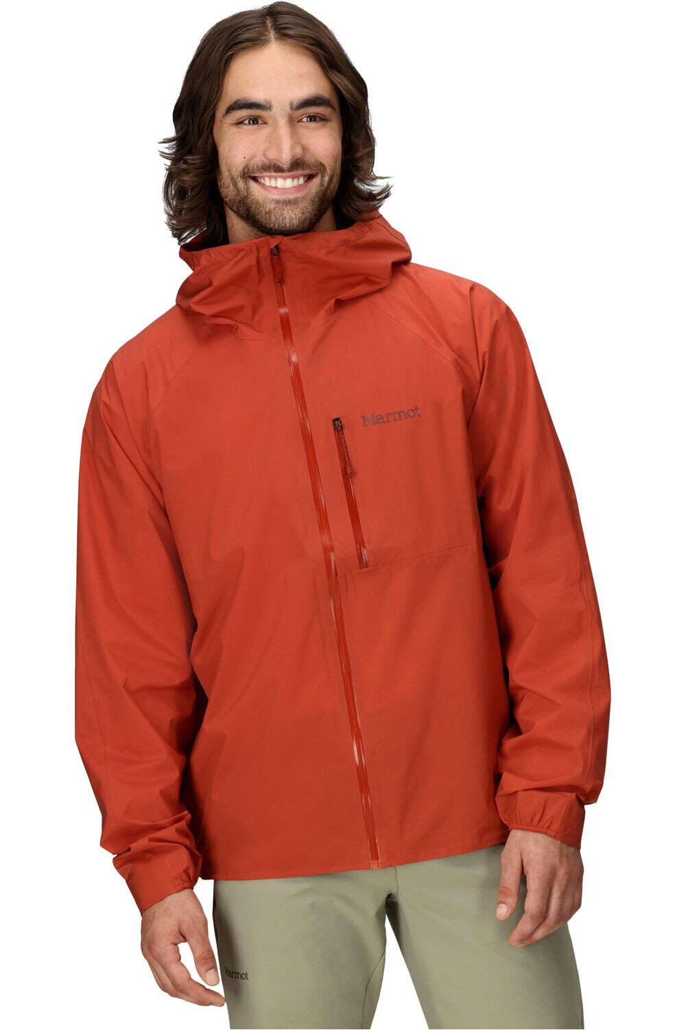 Marmot chaqueta impermeable hombre Superalloy Bio Rain Jacket vista frontal