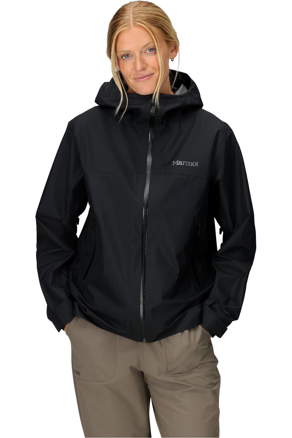 Marmot chaqueta impermeable mujer Wm's Minimalist Pertex Jacket vista frontal