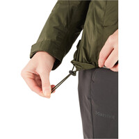 Marmot chaqueta impermeable mujer Wm's PreCip Eco Jacket vista detalle