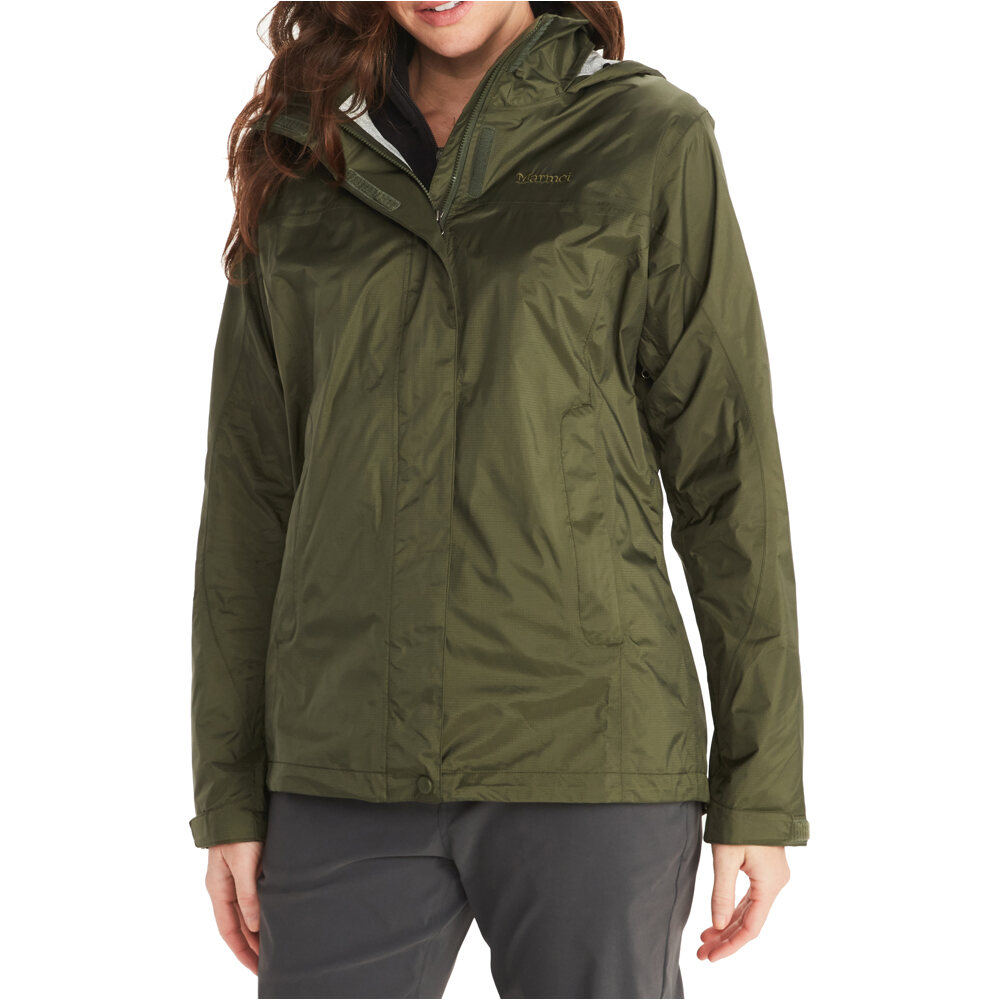 Marmot chaqueta impermeable mujer Wm's PreCip Eco Jacket vista frontal