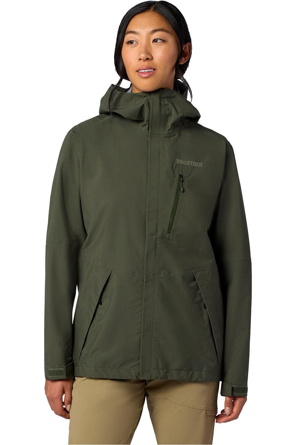 Marmot chaqueta impermeable mujer Wm's PreCip Evo Pro Jacket vista frontal