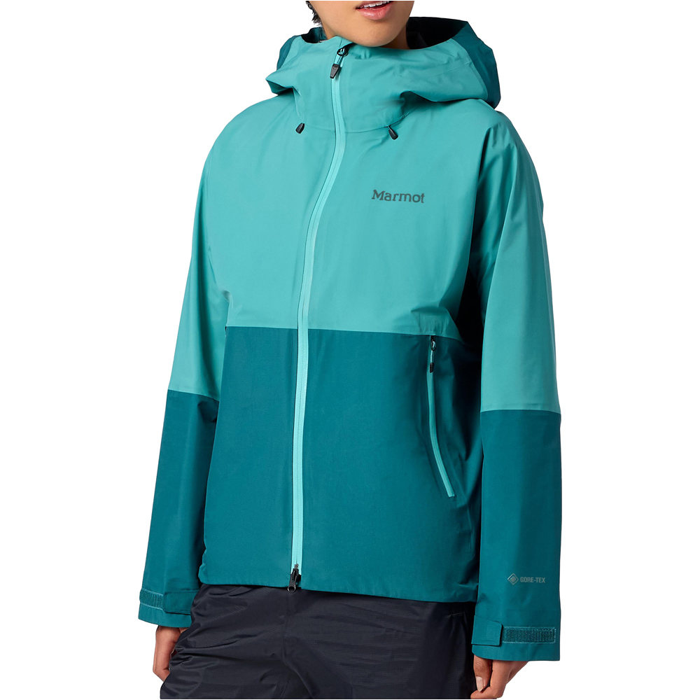 Marmot chaqueta impermeable mujer Wm's Seeker GORE-TEX Jacket vista frontal