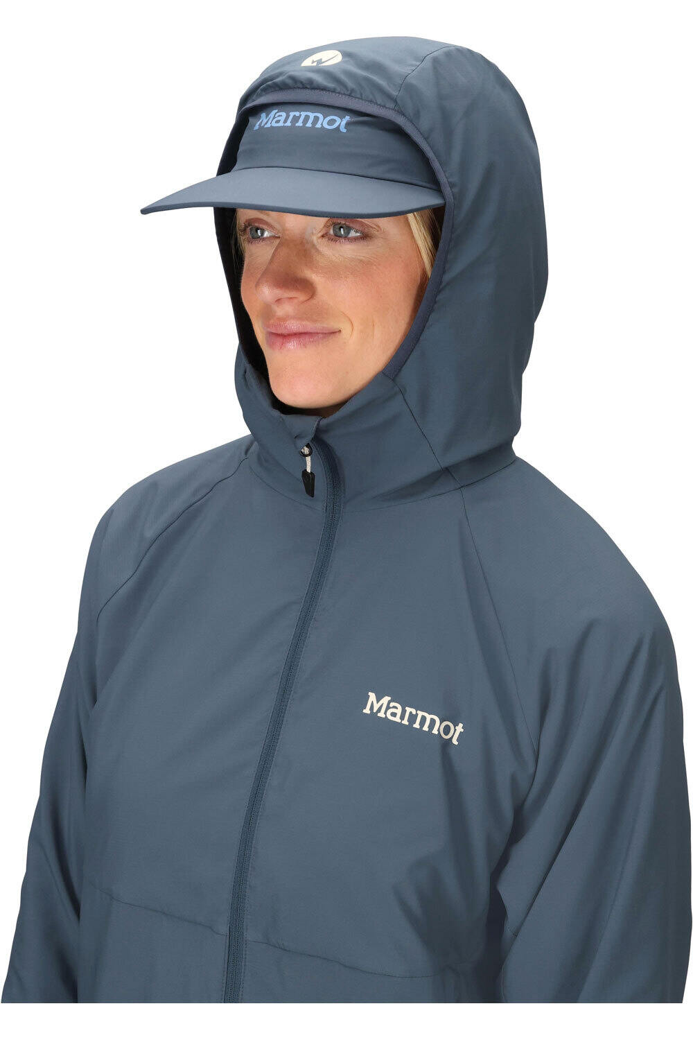 Marmot chaqueta outdoor mujer Wm's Aerothermal Hoody vista detalle