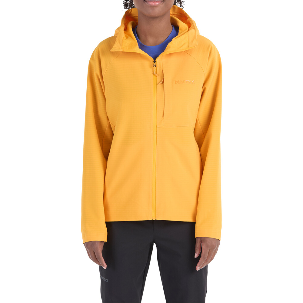 Marmot chaqueta outdoor mujer Wm's Pinnacle DriClme Hoody vista frontal