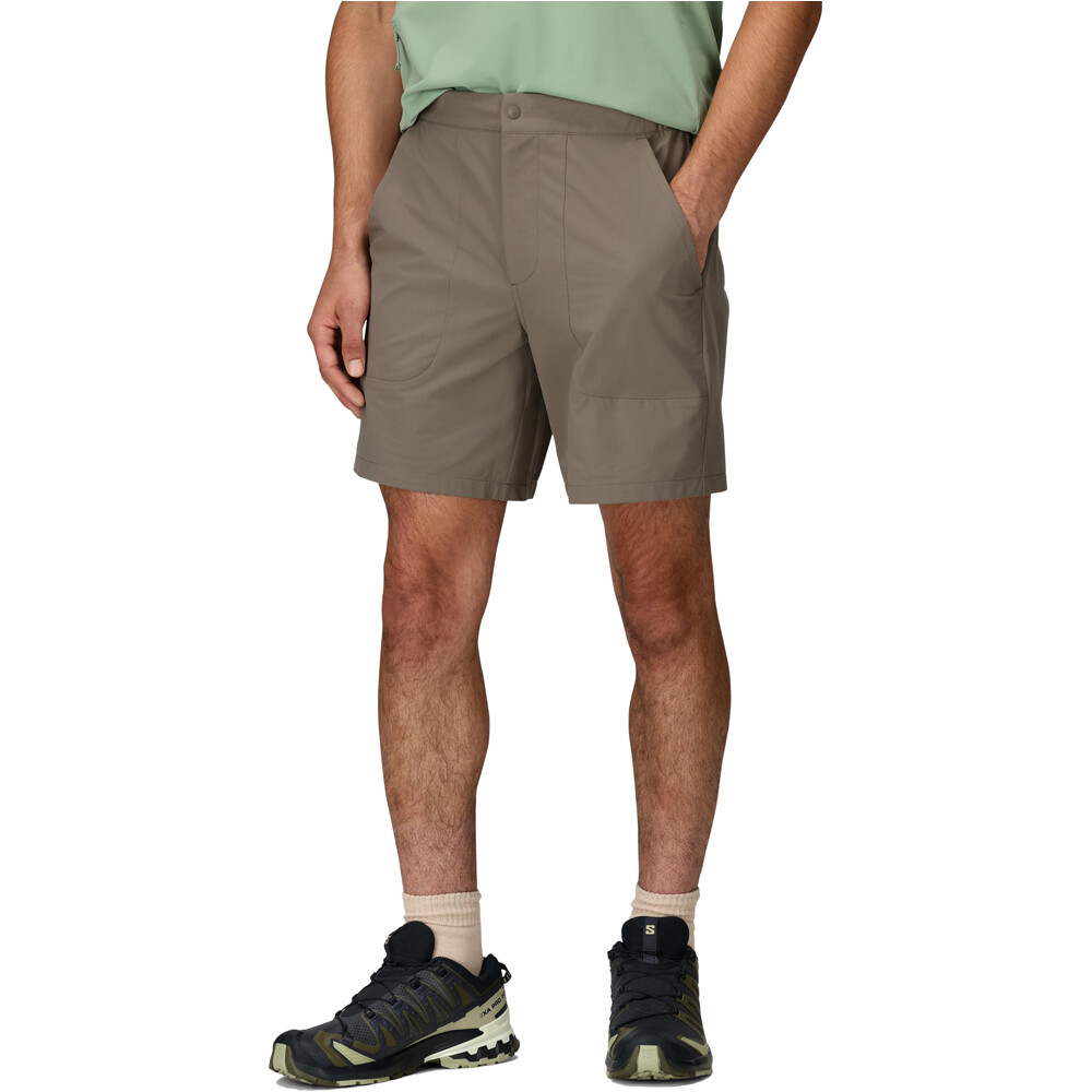 Marmot pantalón corto montaña hombre AirExchange SolarShield Short 7 vista frontal