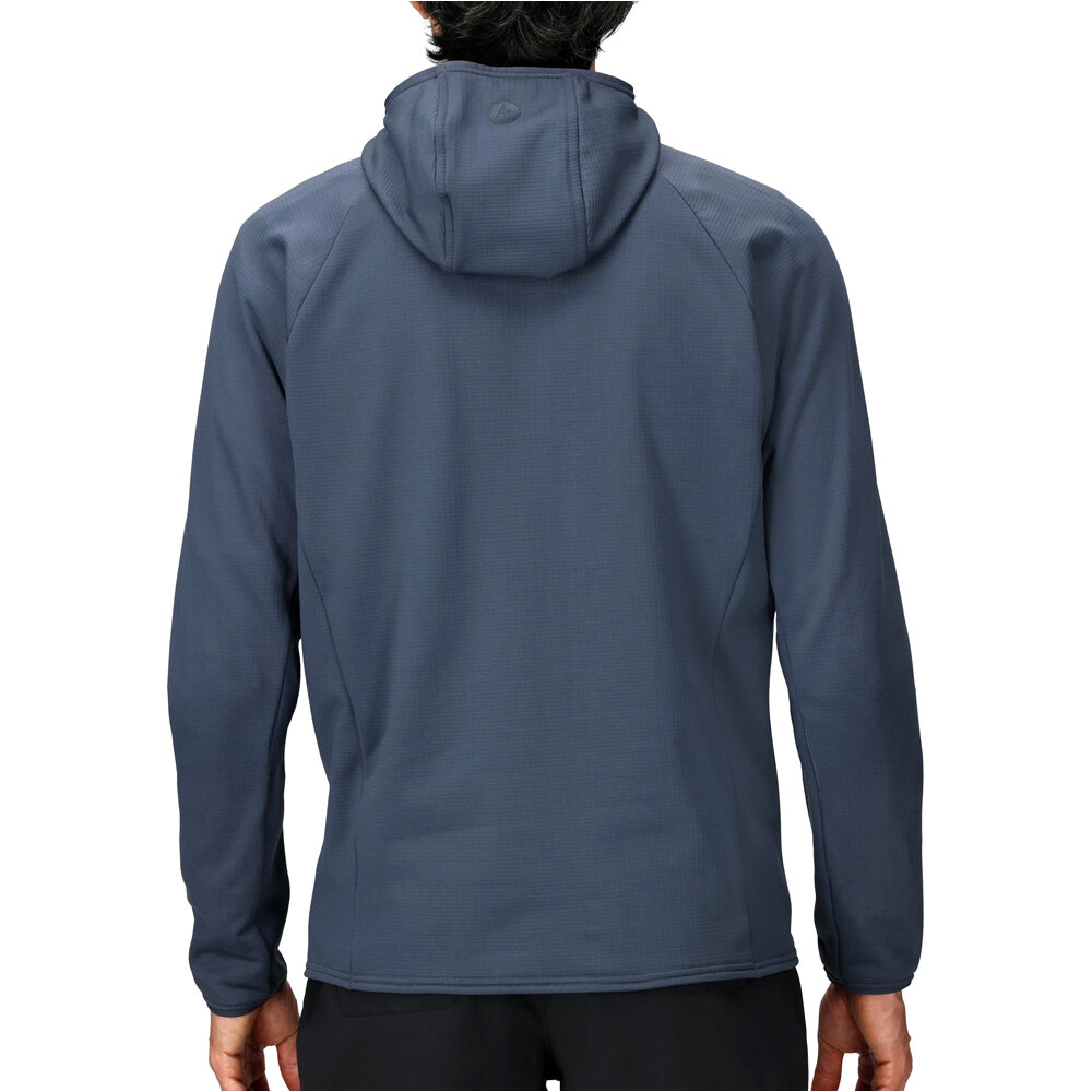 Marmot Sudaderas Montaña Hombre Leconte Full Zip Hoody vista trasera