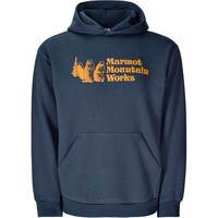 Marmot Sudaderas Montaña Hombre MMW Hoody vista detalle