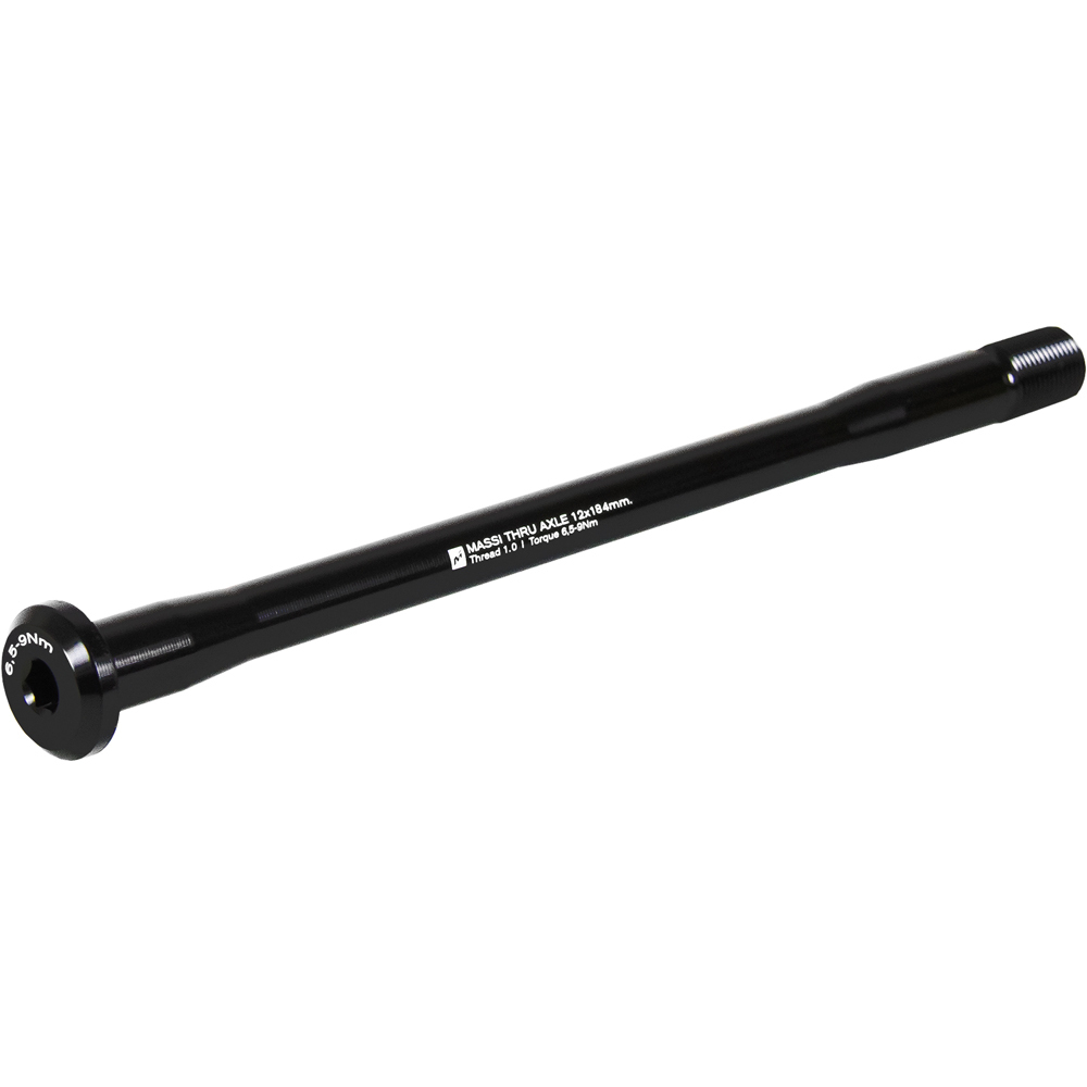 Massi eje pedalier carretera EJE TRAS.12X184MM TP=1.00MM vista frontal