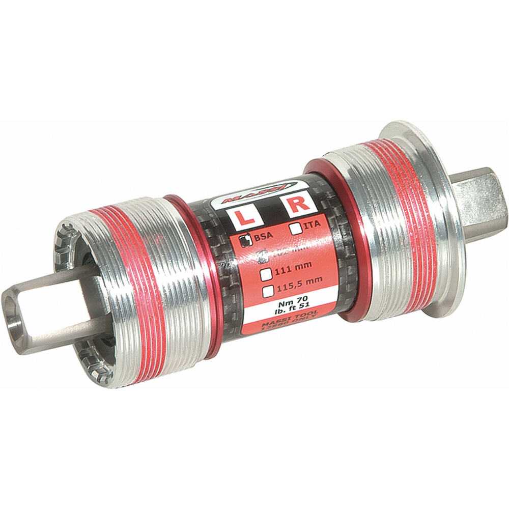 Massi eje pedalier PEDALIER CM-BB87 68X102 BSA CARBON 154GR vista frontal