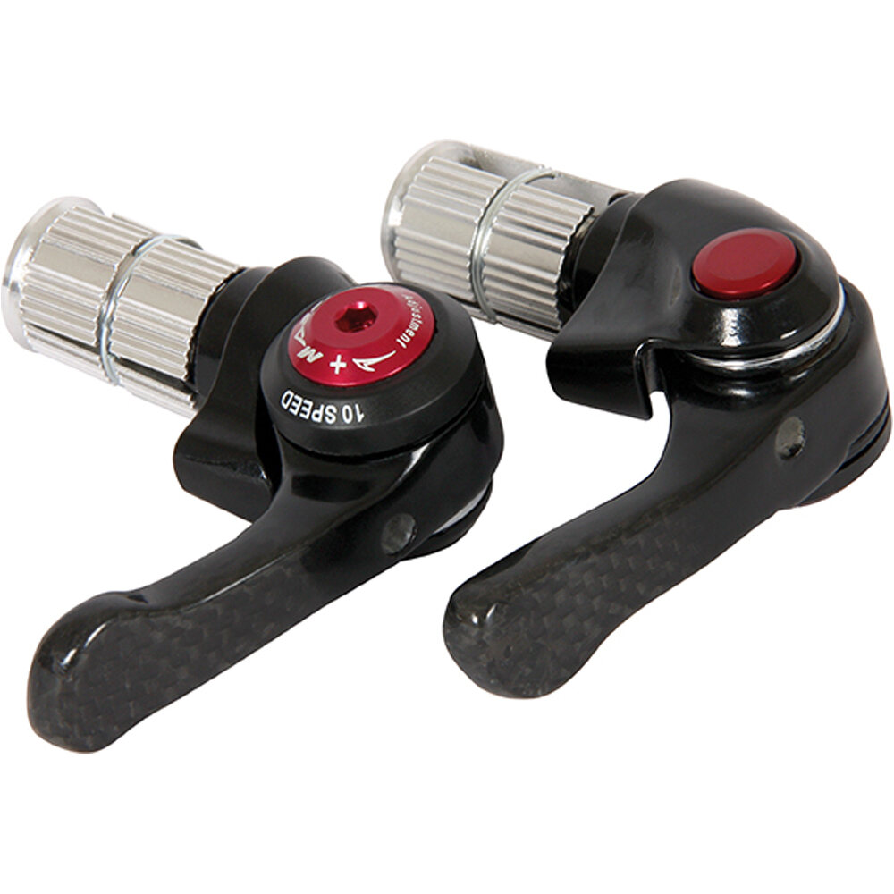 Massi manetas bicicleta carretera MANDOS 10V BAR-END MSL300 COMPAT.SHIMANO vista frontal