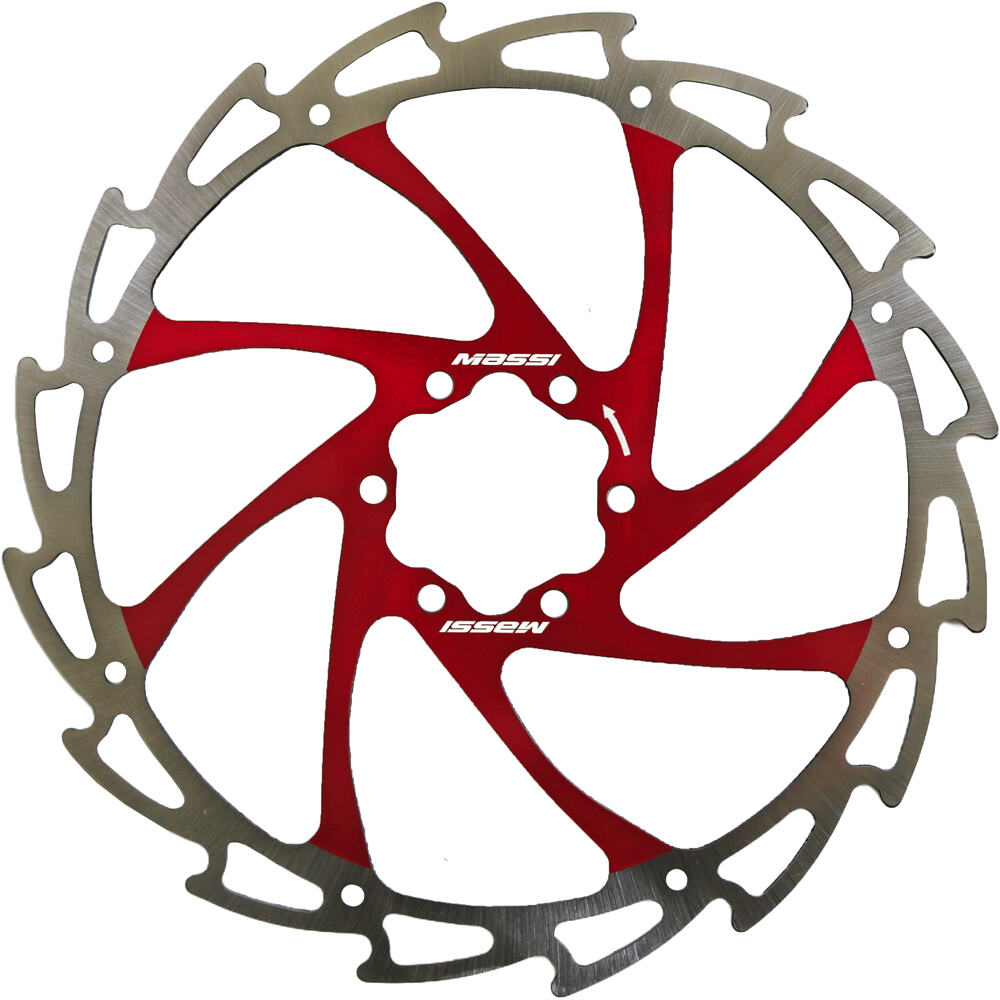 Massi pastillas discos y accesorios freno DISCO 180MM 6STD MASSI 115GR vista frontal