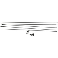 Massi respuestos y accesorios rueda PACK 5 RADIO+TUERCA VENOM R.CARB.2 301MM vista frontal