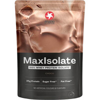Maxi Nutrition Proteinas Aislado Suero/Whey MaxIsolate Chocolate, 1000 g vista frontal