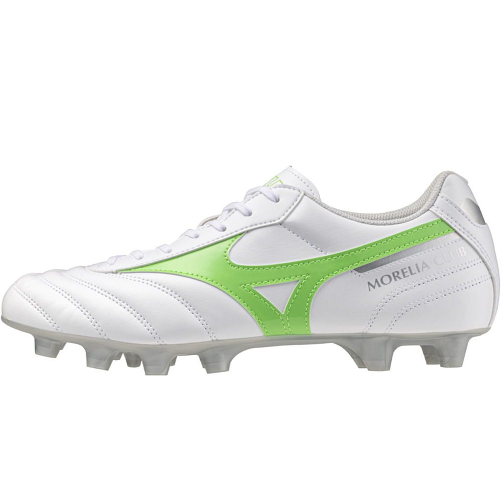 Mizuno botas de futbol cesped artificial MORELIA II CLUB MD BLVE lateral exterior