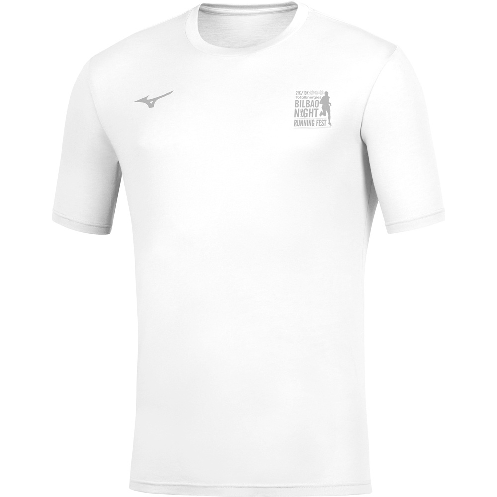 Mizuno camiseta entrenamiento manga corta mujer BNRF FT COTTON Tee vista frontal