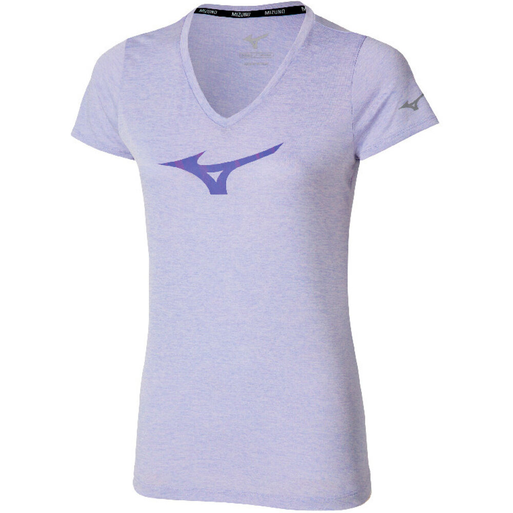 Mizuno camiseta entrenamiento manga corta mujer Core Runbird Tee(W) vista frontal