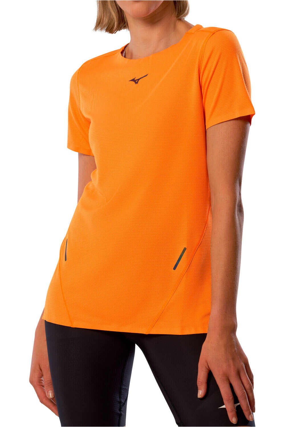 Mizuno camiseta entrenamiento manga corta mujer Tech Light DAF SS Tee vista frontal