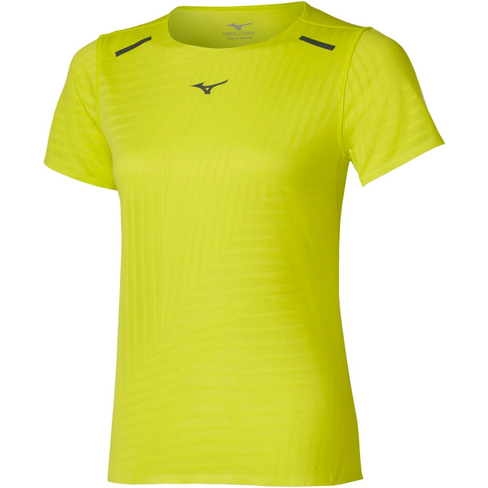 Mizuno camiseta entrenamiento manga corta mujer Tech Light Short Sleeve Tee vista detalle