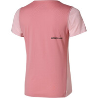 Mizuno camiseta entrenamiento manga corta mujer Tech Light Short Sleeve Tee vista trasera