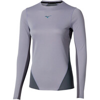 Mizuno camiseta entrenamiento manga corta mujer Tech Thermal Charge LS Tee vista frontal