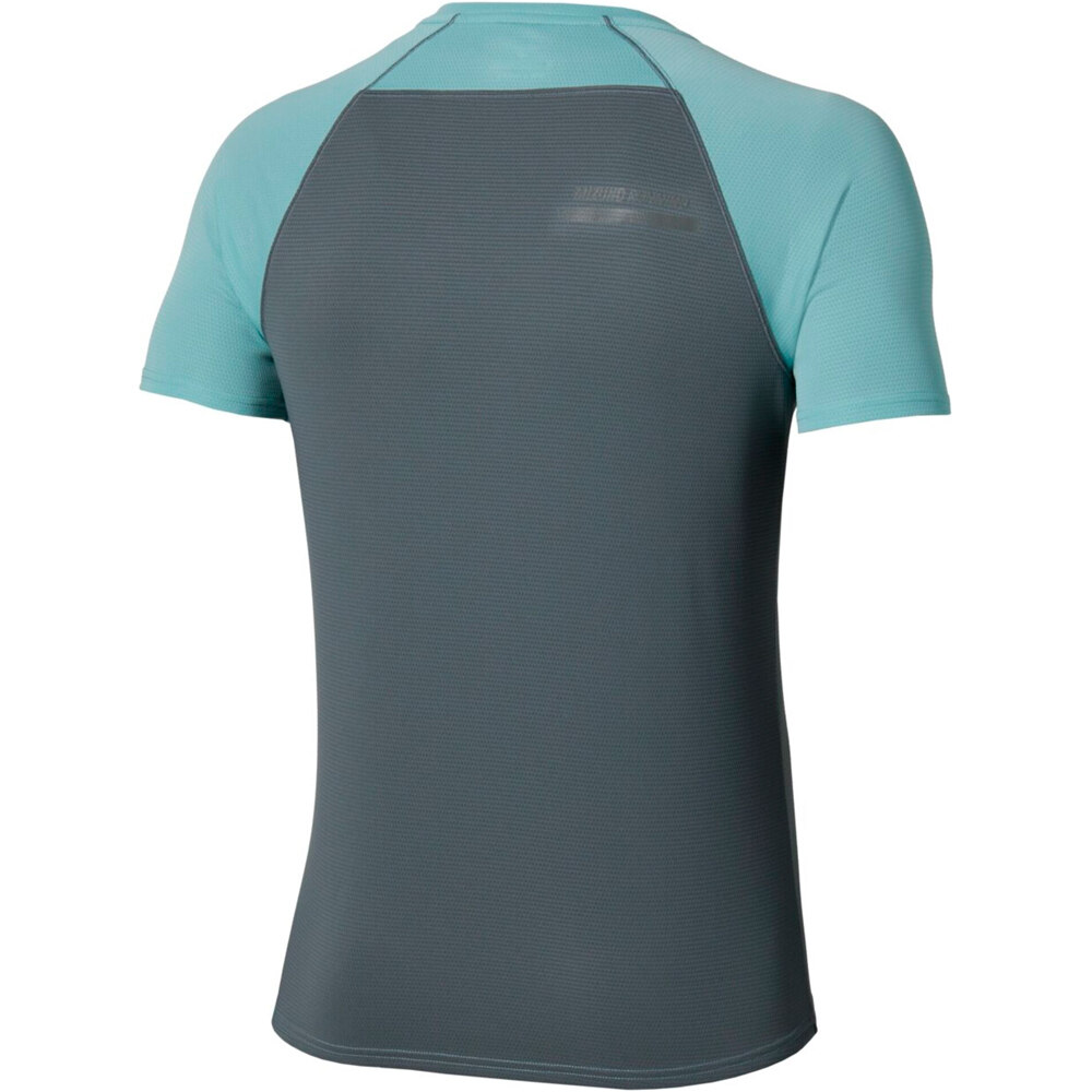 Mizuno camiseta entrenamiento tirantes hombre Active DryAeroFlow Short Sleeve Tee vista trasera