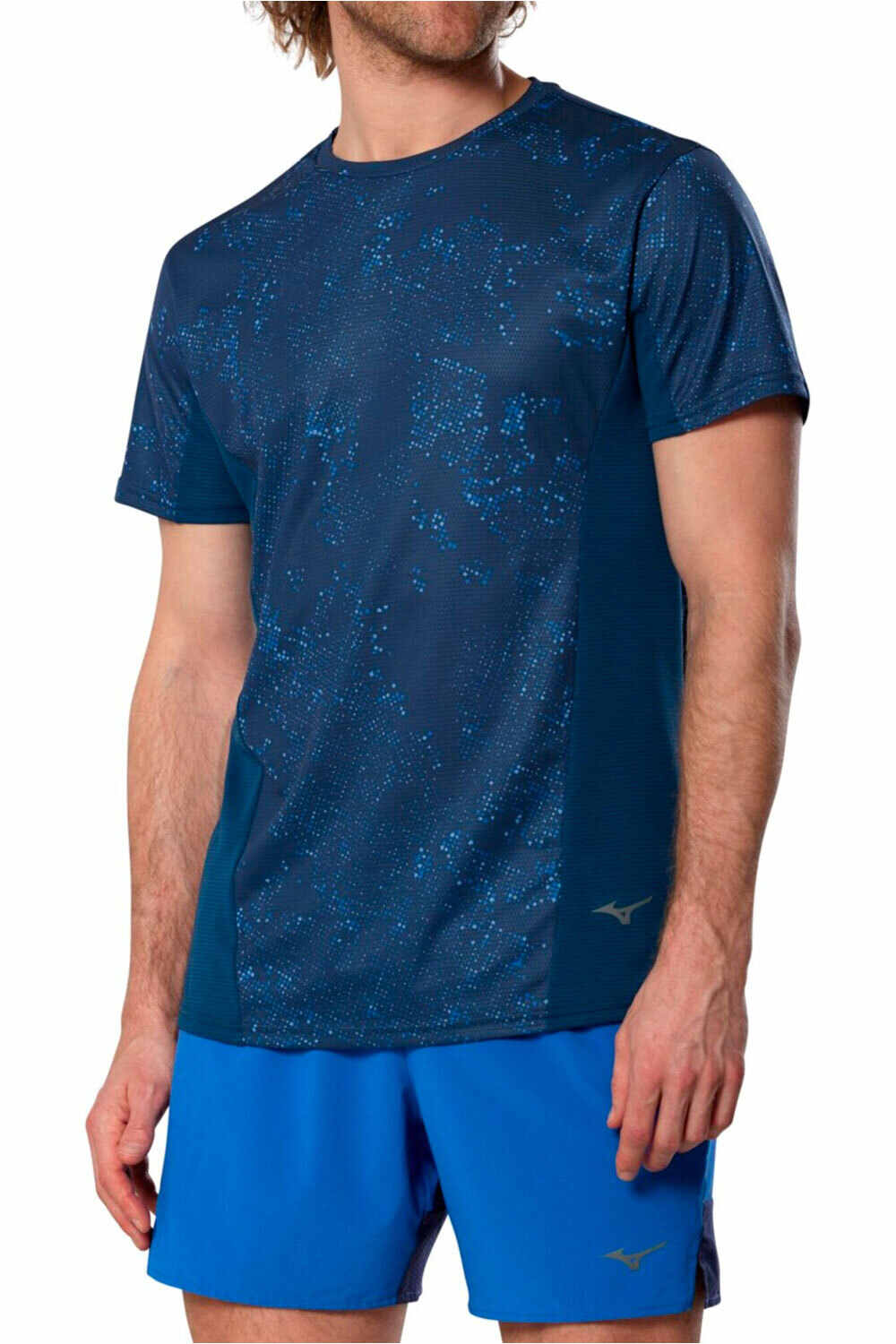 Mizuno camiseta técnica manga corta hombre Active DryAeroFlow Graphic Short Sleeve Tee vista frontal