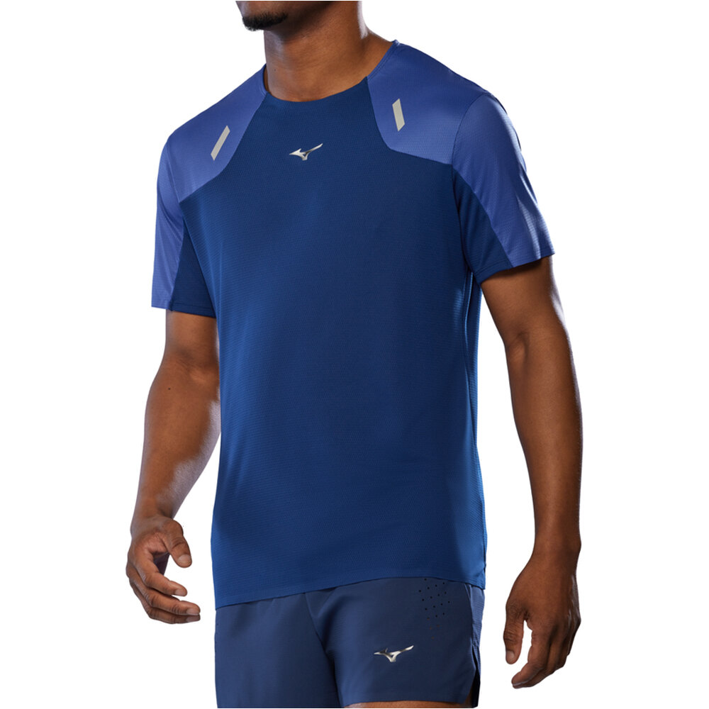 Mizuno camiseta técnica manga corta hombre Tech Light Tee vista frontal