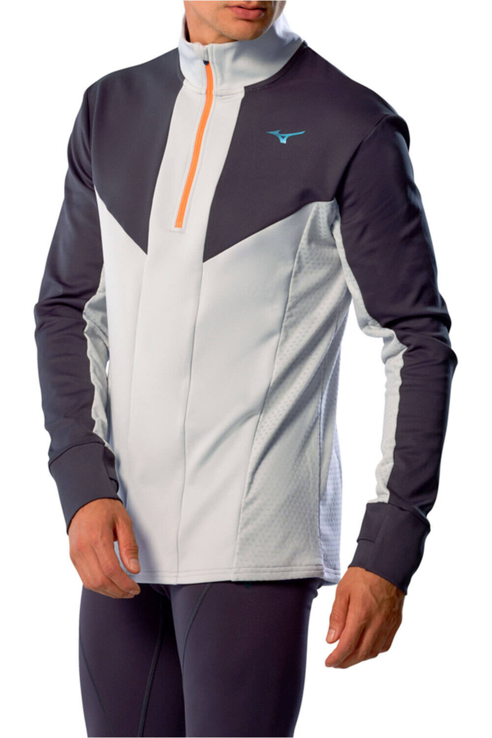 Mizuno camiseta técnica manga larga hombre Active Warm HZ LS vista frontal