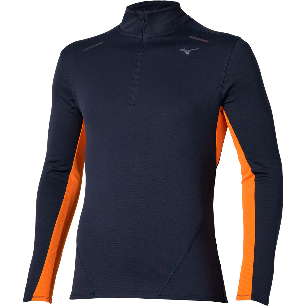 Mizuno camiseta técnica manga larga hombre Tech Thermal Charge HZ LS T vista frontal