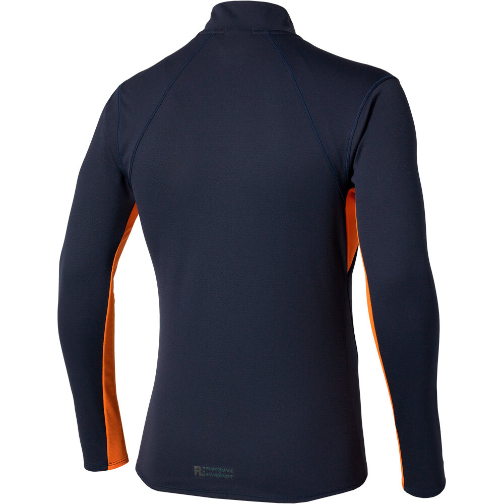 Mizuno camiseta técnica manga larga hombre Tech Thermal Charge HZ LS T vista trasera