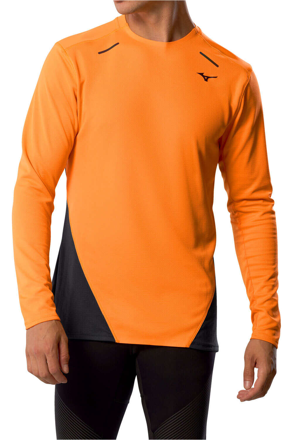 Mizuno camiseta técnica manga larga hombre Tech Thermal Charge LS Tee vista frontal