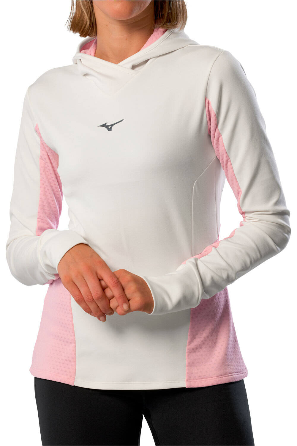 Mizuno camiseta técnica manga larga mujer Active Warm Hdd LS vista frontal