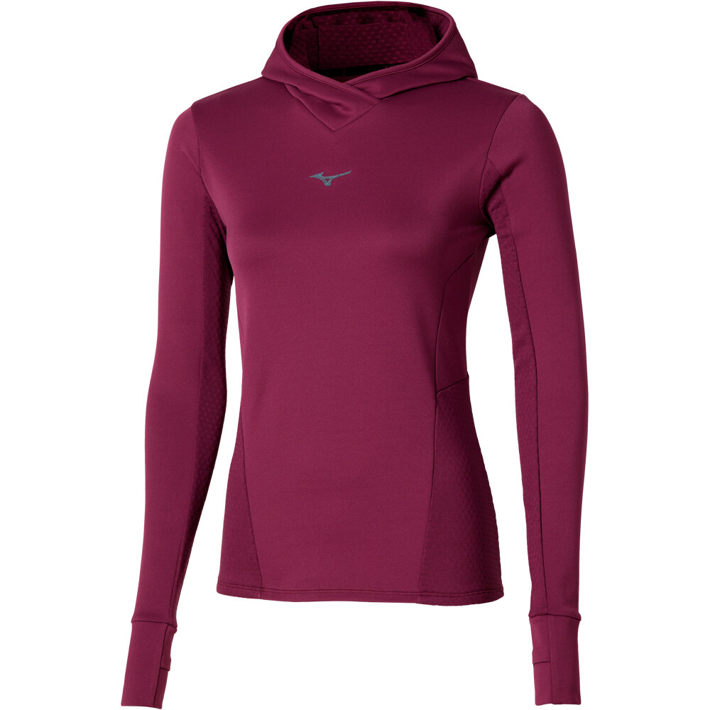 Mizuno camiseta técnica manga larga mujer Active Warm Hdd LS vista frontal