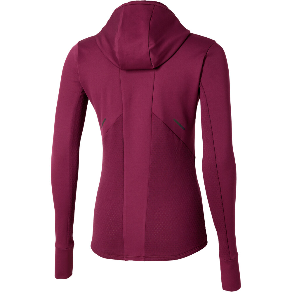 Mizuno camiseta técnica manga larga mujer Active Warm Hdd LS vista trasera