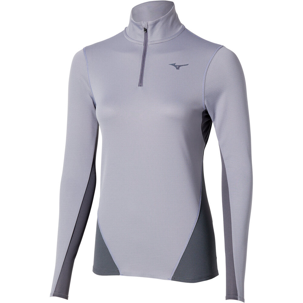 Mizuno camiseta técnica manga larga mujer Tech Thermal Charge HZ LS T vista frontal