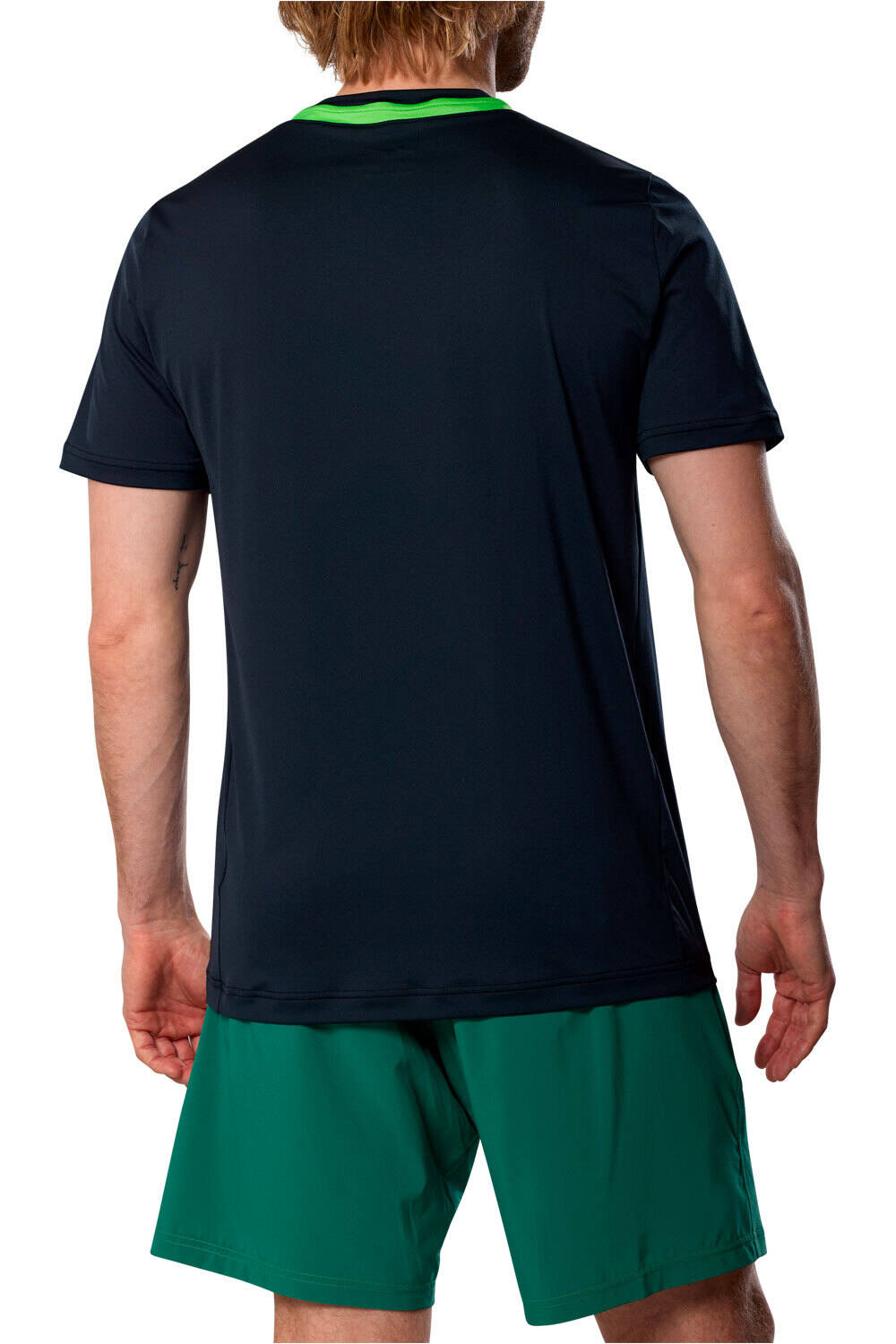 Mizuno camiseta tenis manga corta hombre Tee vista trasera