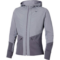 Mizuno CHAQUETA RUNNING HOMBRE Active Warm Hybrid FZ Hd LS vista frontal