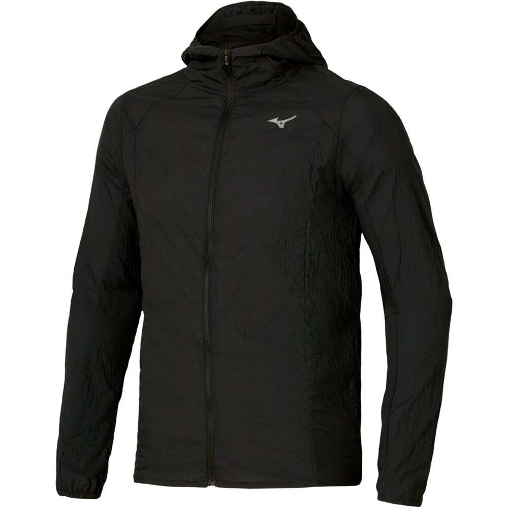 Mizuno CHAQUETA RUNNING HOMBRE Tech Light Hooded Jacket vista frontal