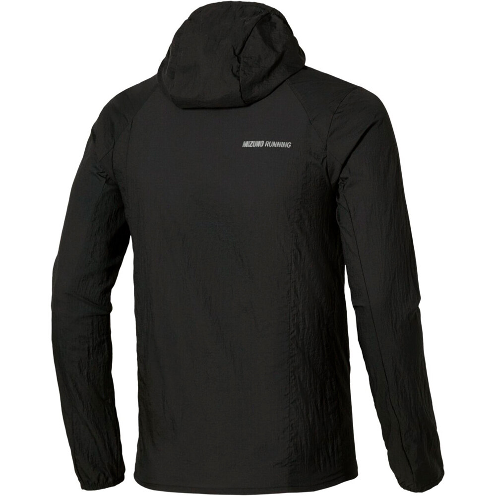 Mizuno CHAQUETA RUNNING HOMBRE Tech Light Hooded Jacket vista trasera