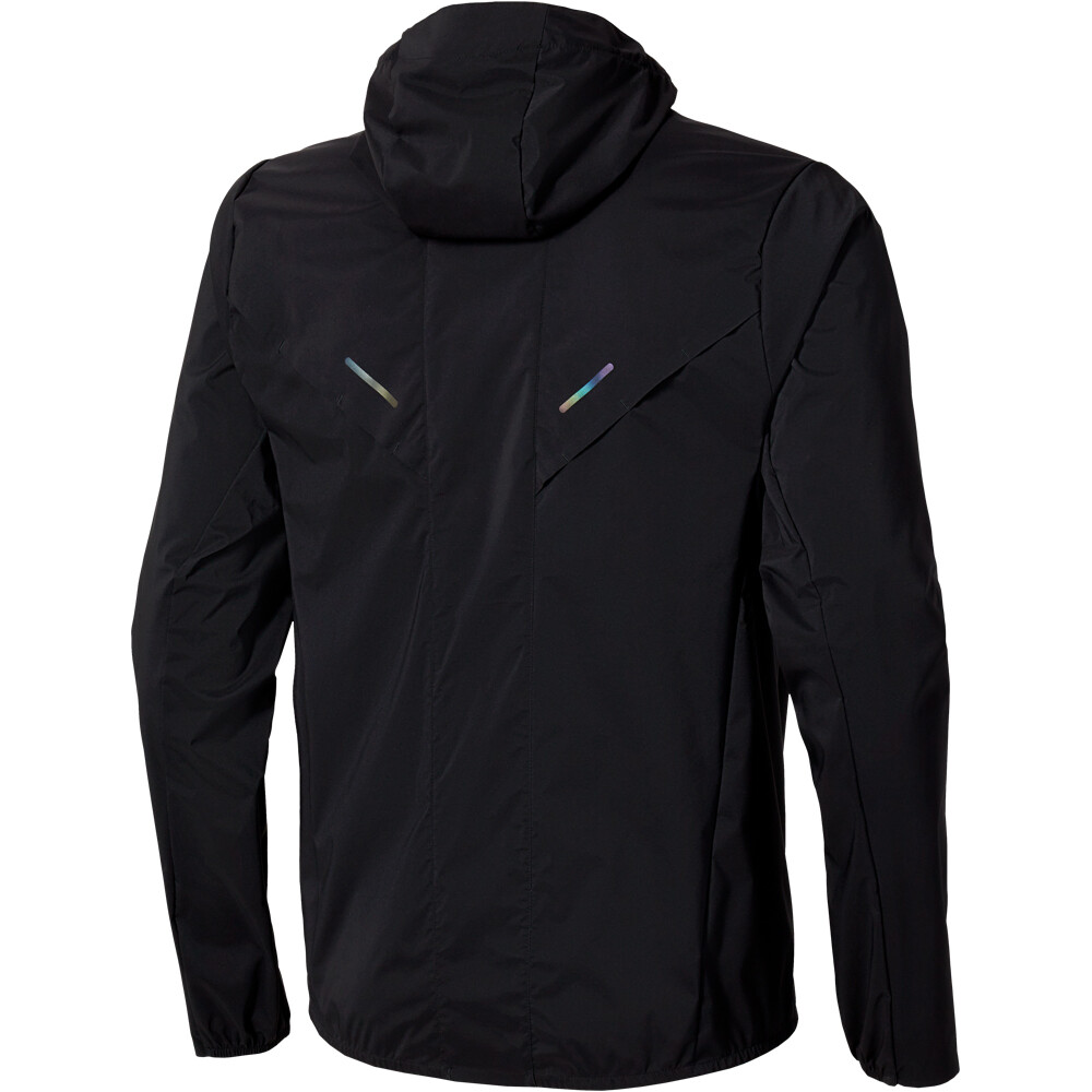 Mizuno CHAQUETA RUNNING HOMBRE Tech Thermal Charge Hdd Jkt vista trasera