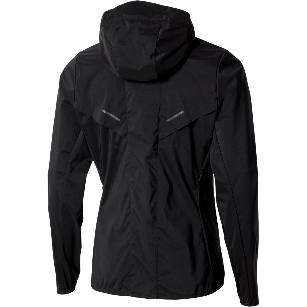 Mizuno CHAQUETA RUNNING MUJER Tech Thermal Charge Hdd Jkt vista trasera