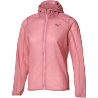 Mizuno CHAQUETA TRAIL RUNNING MUJER Tech Light Hodded Jacket vista frontal