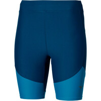 Mizuno malla corta running mujer Alpha Mid Tight vista frontal