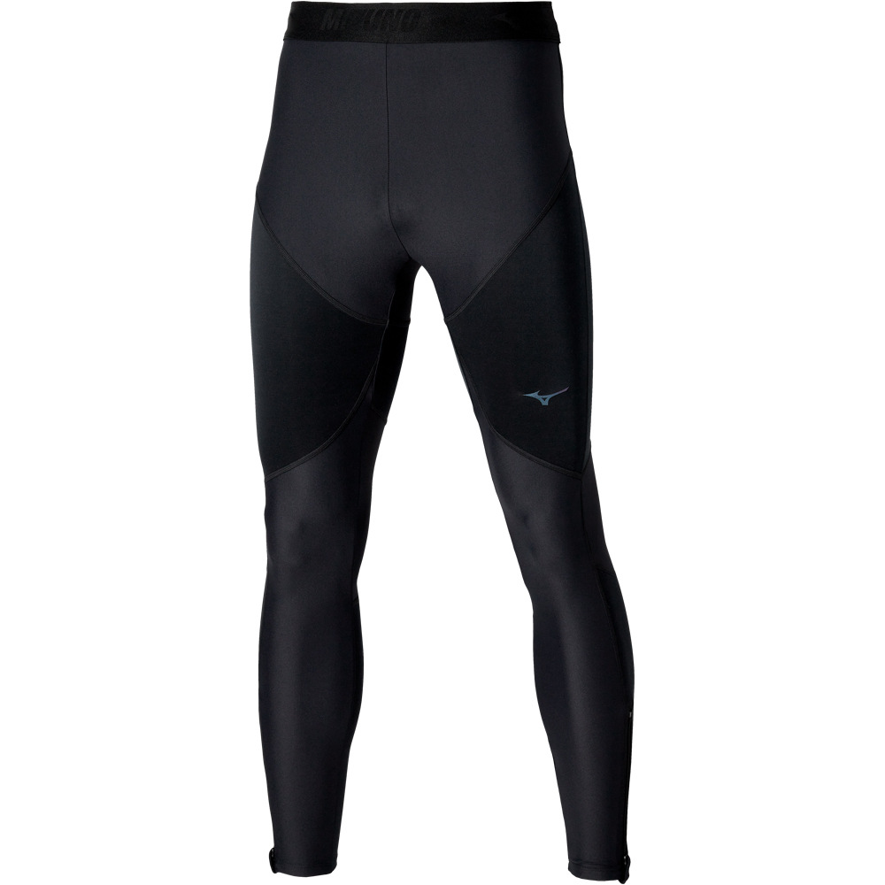 Mizuno malla larga running hombre Tech Thermal Charge L Tight vista frontal