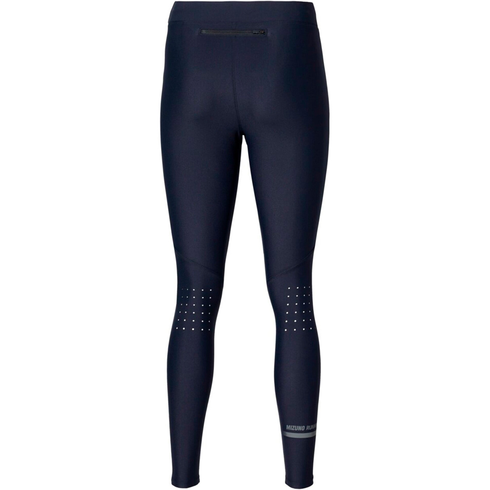 Mizuno malla larga running mujer Alpha 7/8 Tights vista trasera