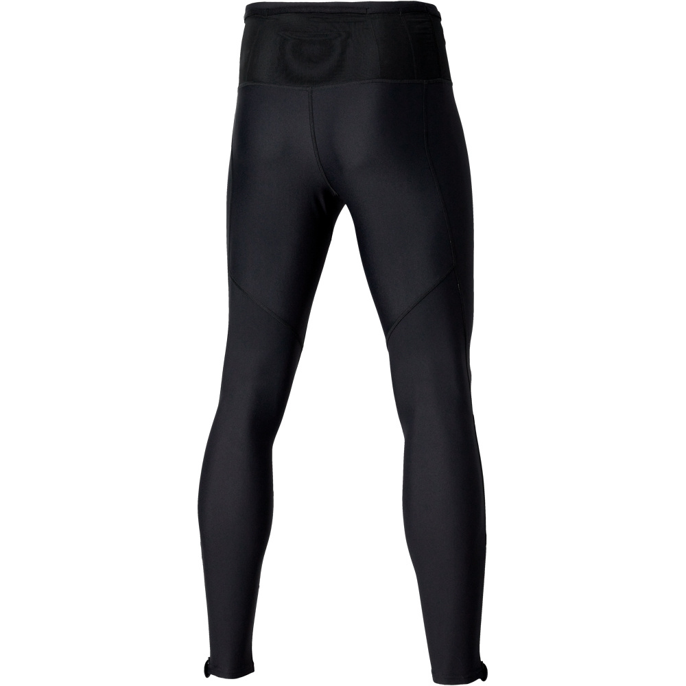 Mizuno malla trail running larga hombre Trail Multipocket L Tight vista trasera