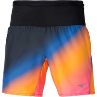 Mizuno mallas cortas fitness hombre Core 7.5 Inches 2in1 Short vista detalle