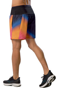 Mizuno mallas cortas fitness hombre Core 7.5 Inches 2in1 Short vista trasera